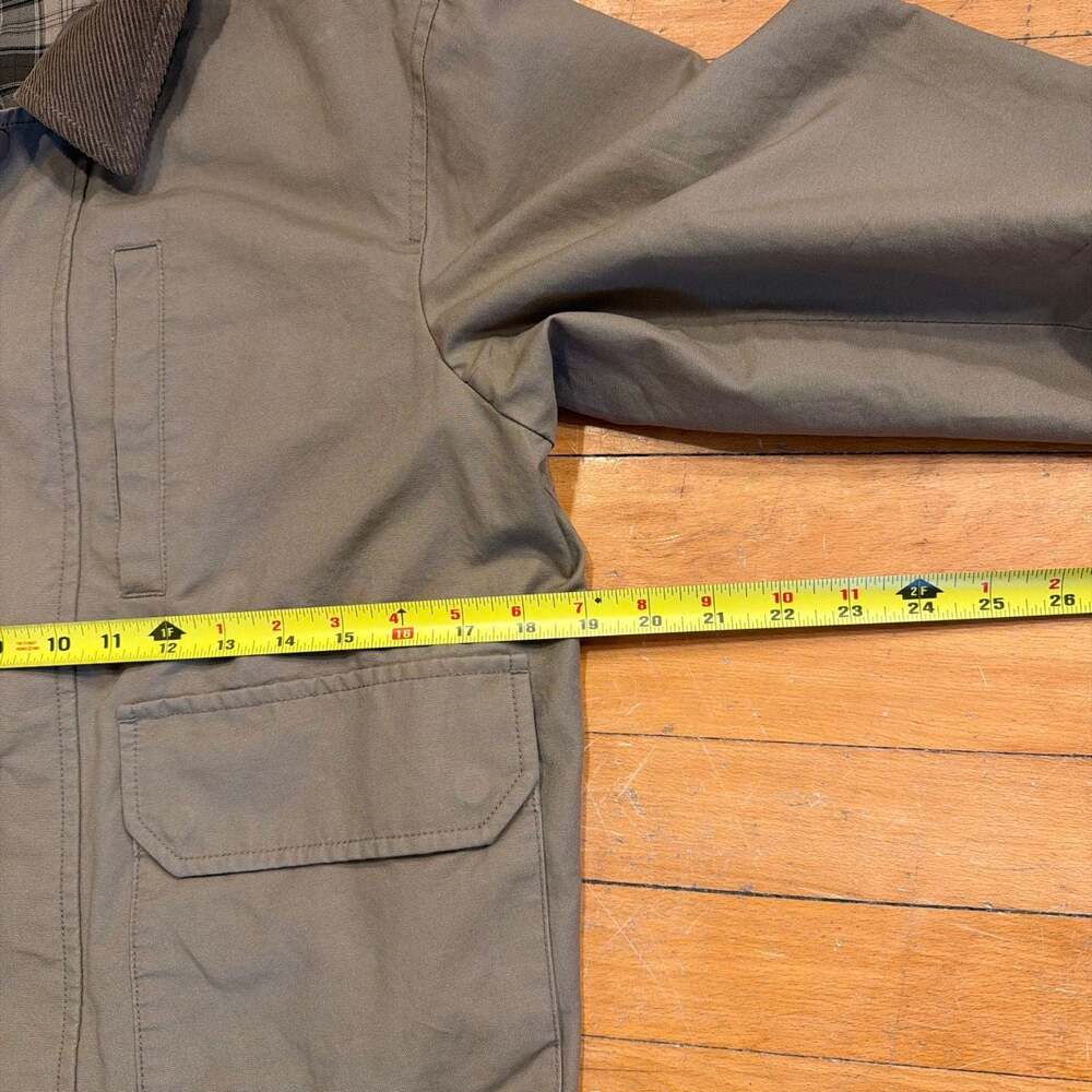 Uniqlo Plaid Lined Field Jacket Olive Green Size XS - Picture 7 of 7